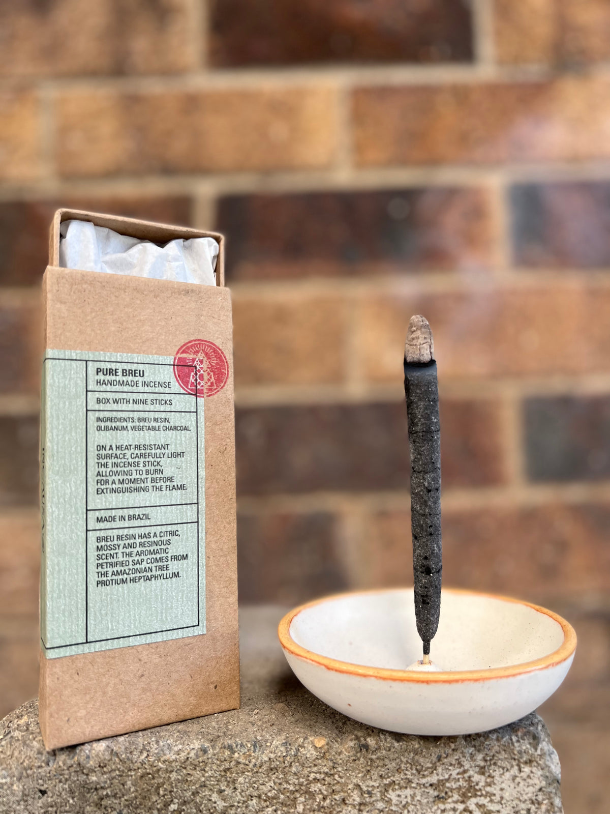 Kit Resin Blend Incense and Incense Holder